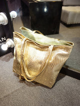 Original Solid Color Shiny Tote Bag by migunica