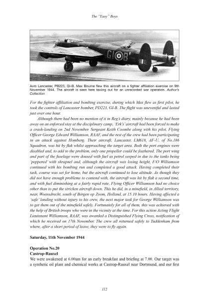 The "Easy" Boys: The Story of a Bomber Command Aircrew in World War II by Schiffer Publishing