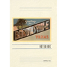 Vintage Lined Notebook Greetings from Brownsville, Texas