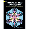 Snowflake Designs Stained Glass Coloring Book