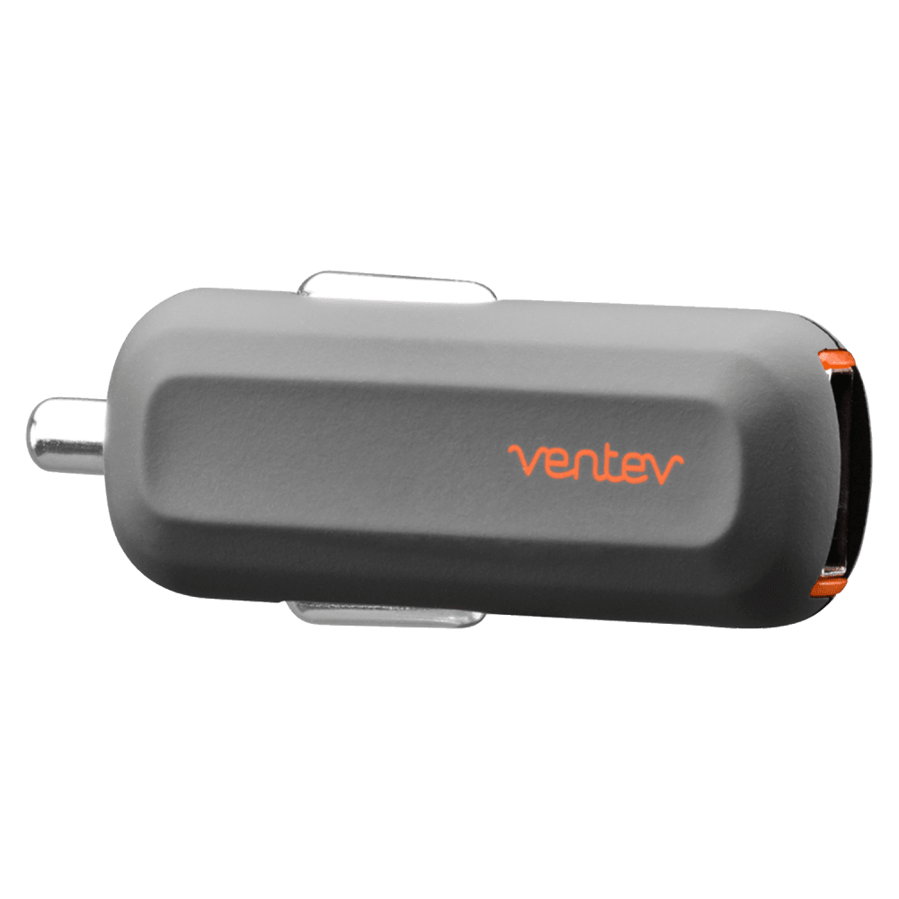 Ventev 12W dashport r1240 Car Charger and USB A to Apple Lightning Cable 3.3ft Gray by Ventev