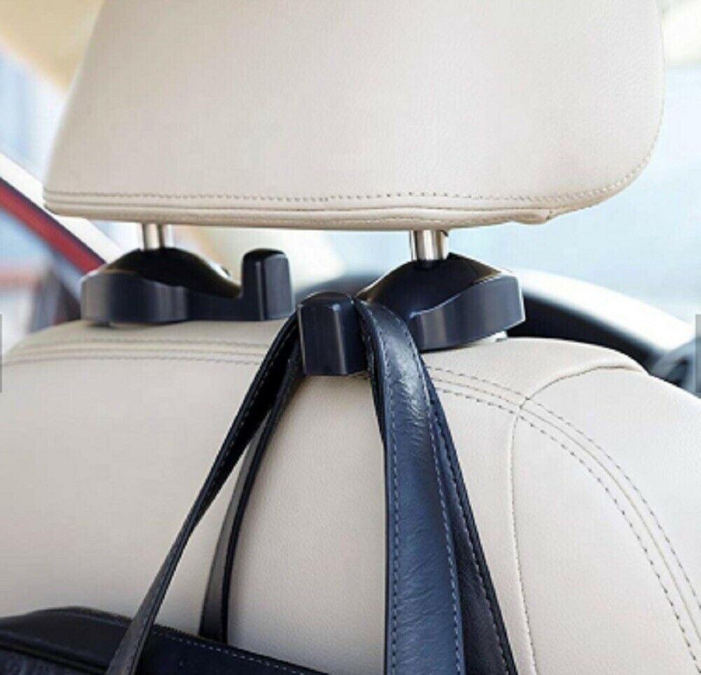 2 Pcs Car Seat Headrest Hook Backseat Purse Hanger Bag Cloth Hanging Holder US by Plugsus Home Furniture