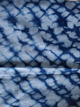 Indigo Dyed Hand Printed Cotton Fabric by OMSutra