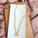 Luxe Gold Chunky Paper Clip Chain - 18" by Spiffy & Splendid