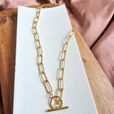 Luxe Gold Chunky Paper Clip Chain - 20" by Spiffy & Splendid