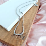 Luxe Silver Rope Chain - 18" by Spiffy & Splendid