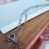 Luxe Silver Paper Clip Chain - 18" by Spiffy & Splendid