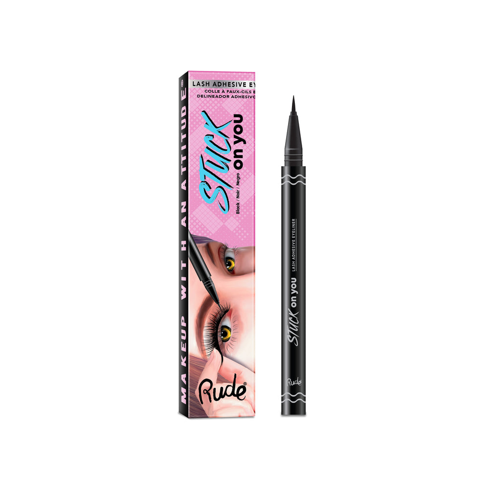 RUDE Stuck On You Lash Adhesive Eyeliner - Black