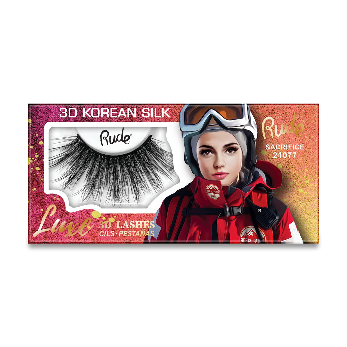 RUDE Luxe 3D Korean Silk Lashes - Sacrifice