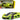 Lamborghini Terzo Millennio Lime Green with Black Top and Carbon Accents 1/24 Diecast Model Car by Bburago