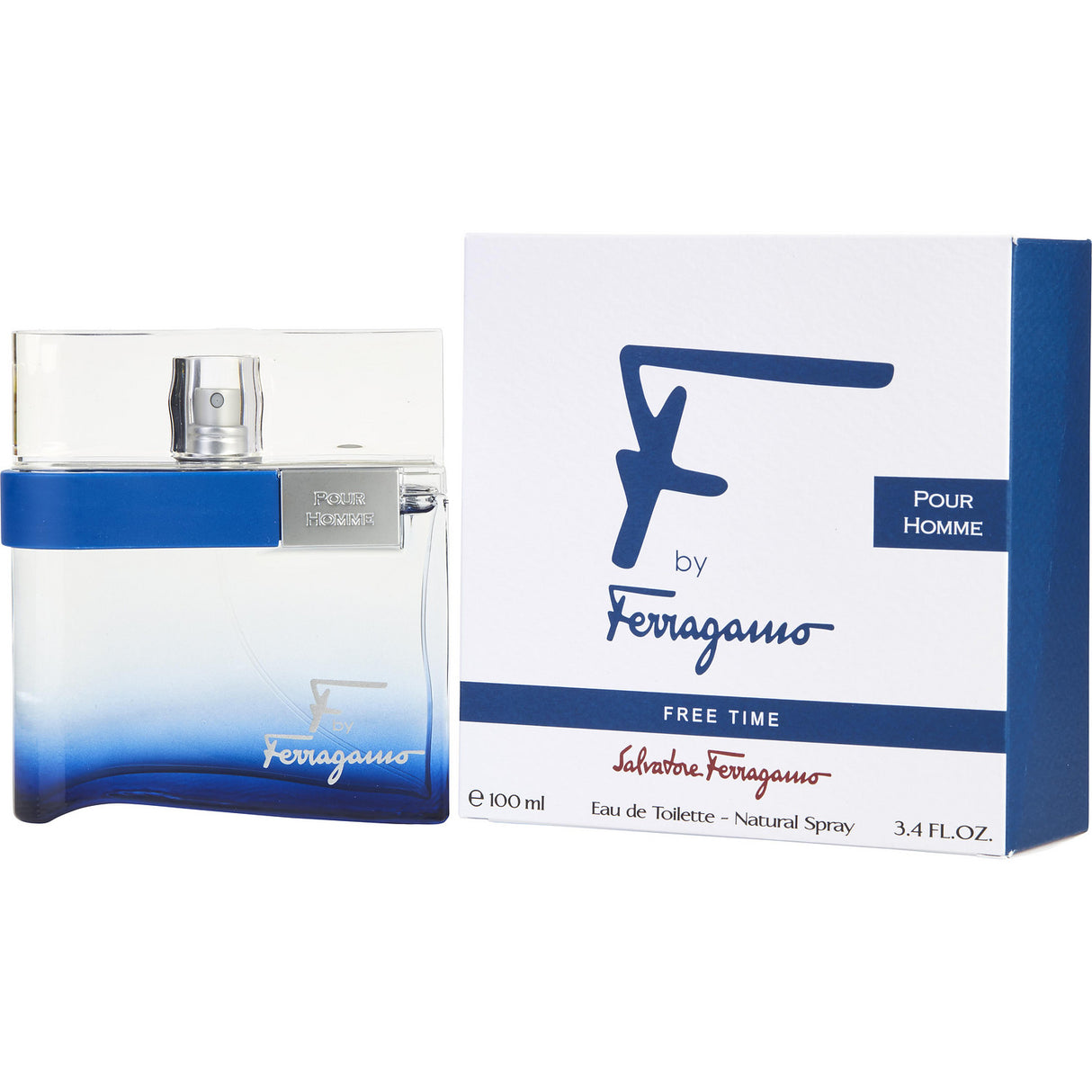 F BY FERRAGAMO FREE TIME by Salvatore Ferragamo - EDT SPRAY 3.4 OZ - Men