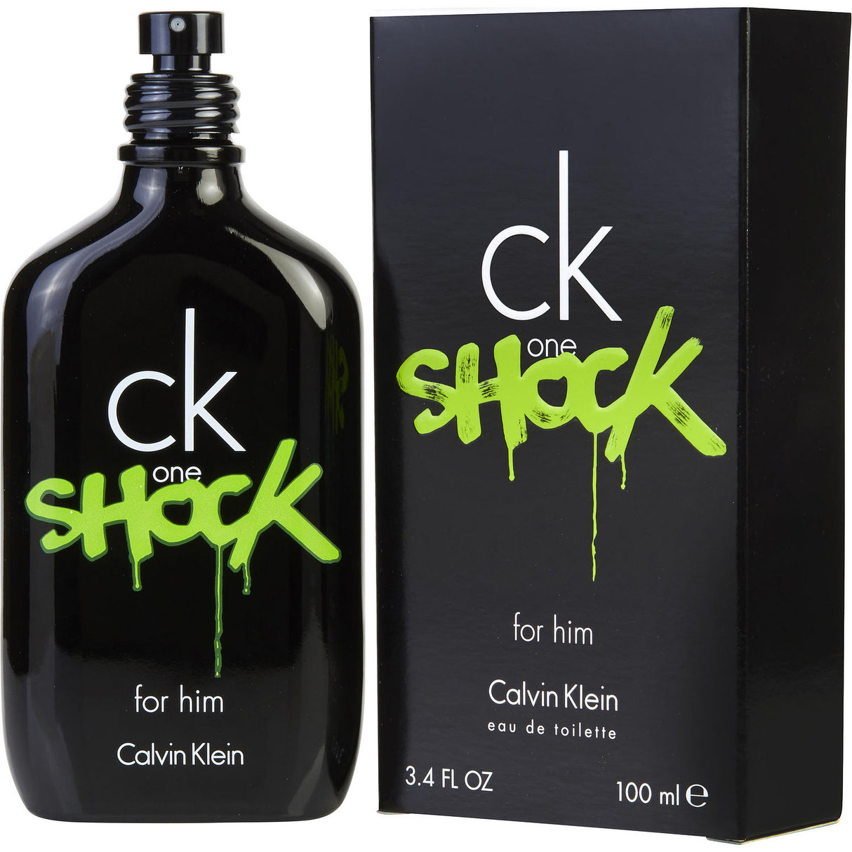 CK ONE SHOCK by Calvin Klein - EDT SPRAY 3.4 OZ - Men