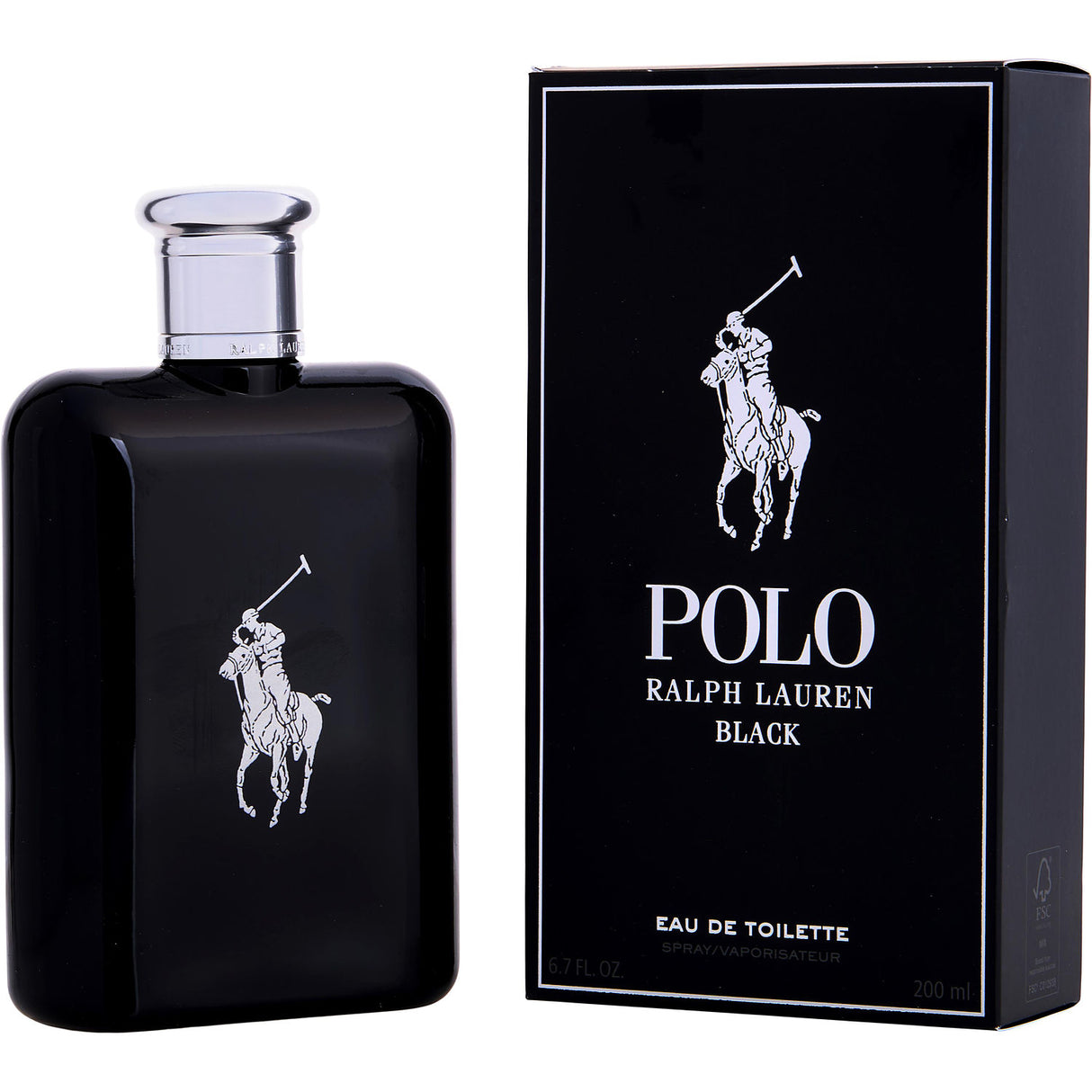 POLO BLACK by Ralph Lauren - EDT SPRAY 6.7 OZ - Men