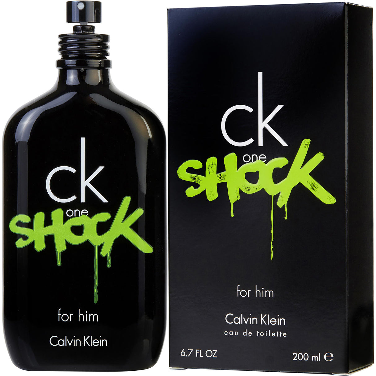 CK ONE SHOCK by Calvin Klein - EDT SPRAY 6.7 OZ - Men