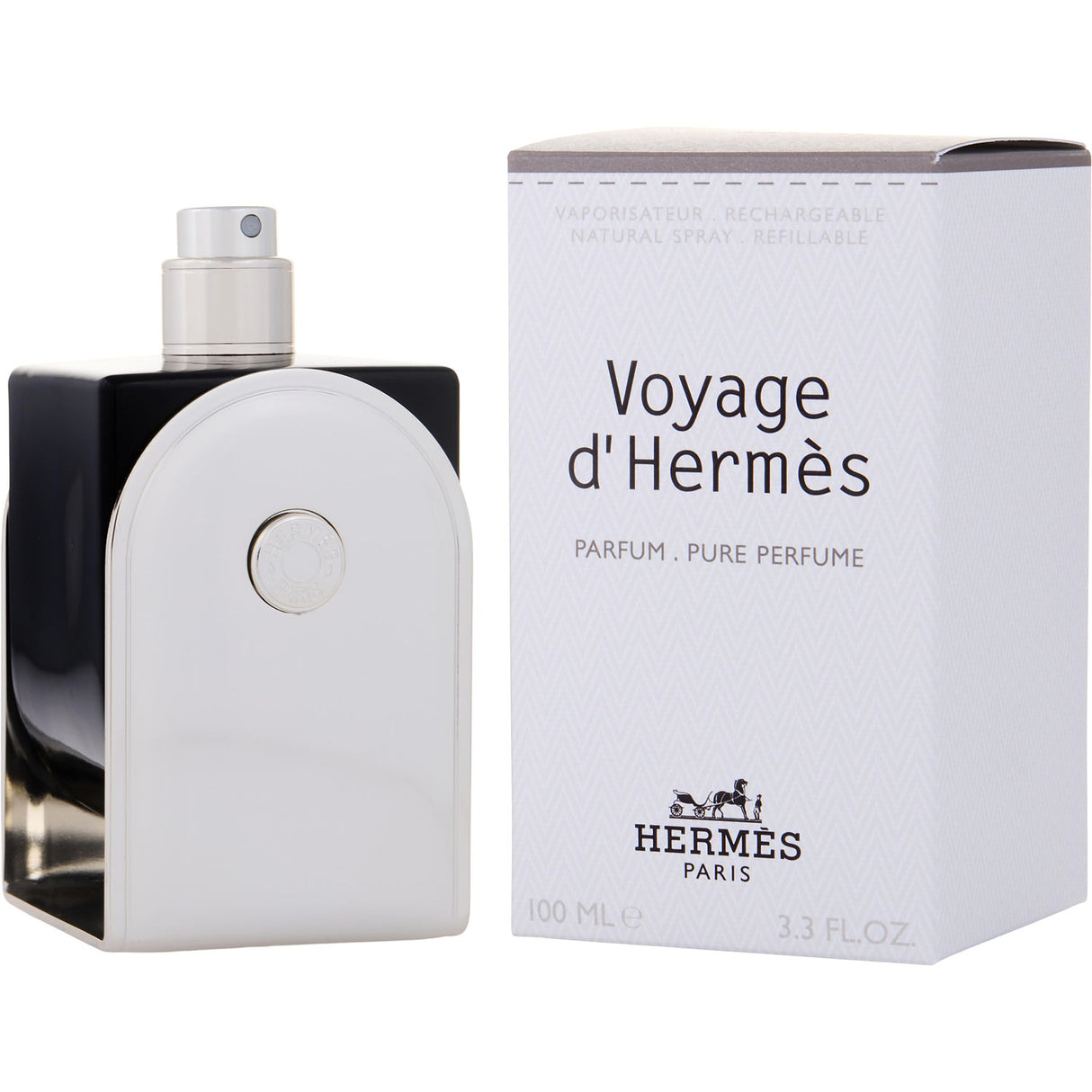 VOYAGE D'HERMES by Hermes - PARFUM REFILLABLE SPRAY 3.3 OZ - Unisex