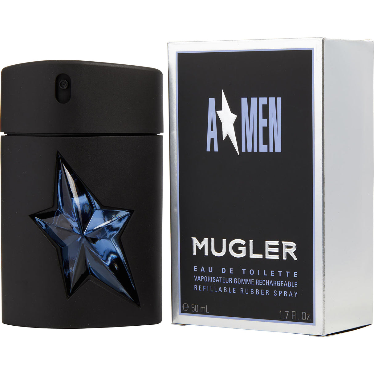 ANGEL by Thierry Mugler - EDT SPRAY RUBBER BOTTLE REFILLABLE 1.7 OZ - Men