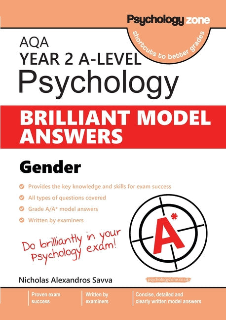 AQA A Level Psychology BRILLIANT MODEL ANSWERS: Gender - Paperback by Books by splitShops