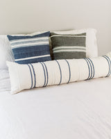 12 x 48" Ribbons Lumbar Pillow Cover - Navy by Creative Women