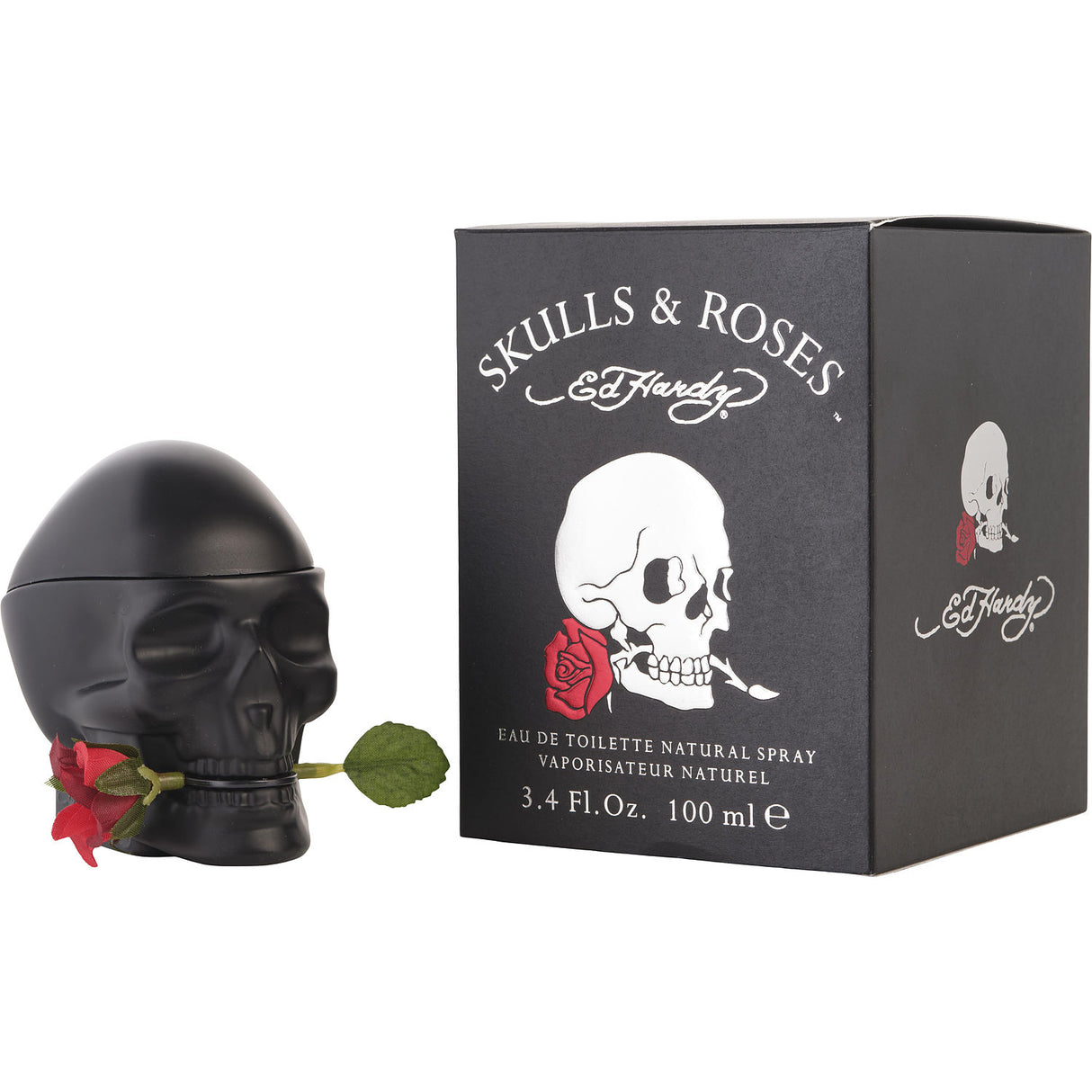 ED HARDY SKULLS & ROSES by Christian Audigier - EDT SPRAY 3.4 OZ - Men