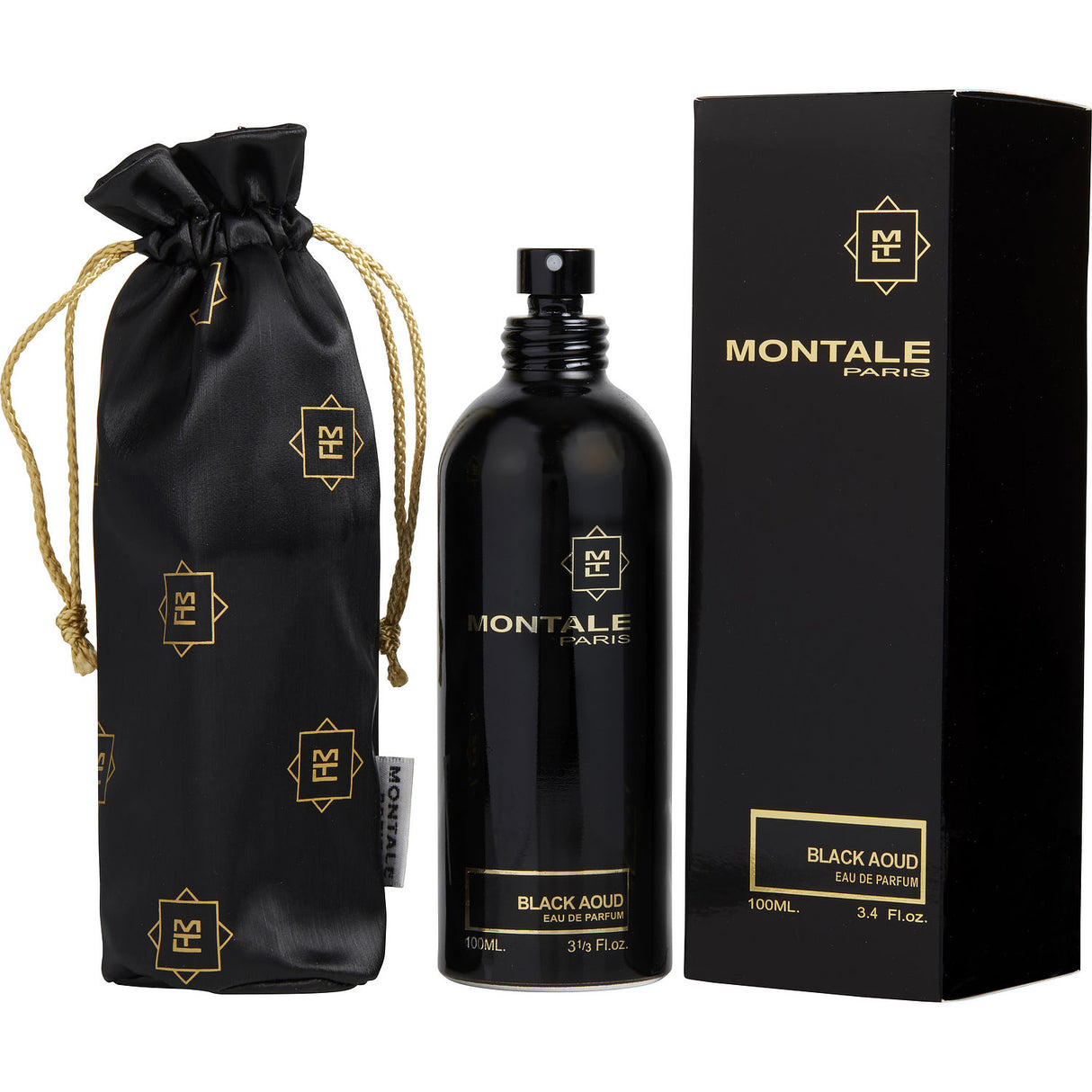 MONTALE PARIS BLACK AOUD by Montale - EAU DE PARFUM SPRAY 3.4 OZ - Men