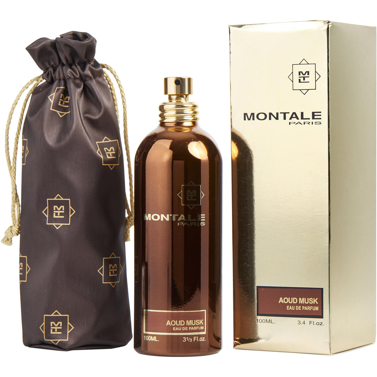 MONTALE PARIS AOUD MUSK by Montale - EAU DE PARFUM SPRAY 3.4 OZ - Unisex