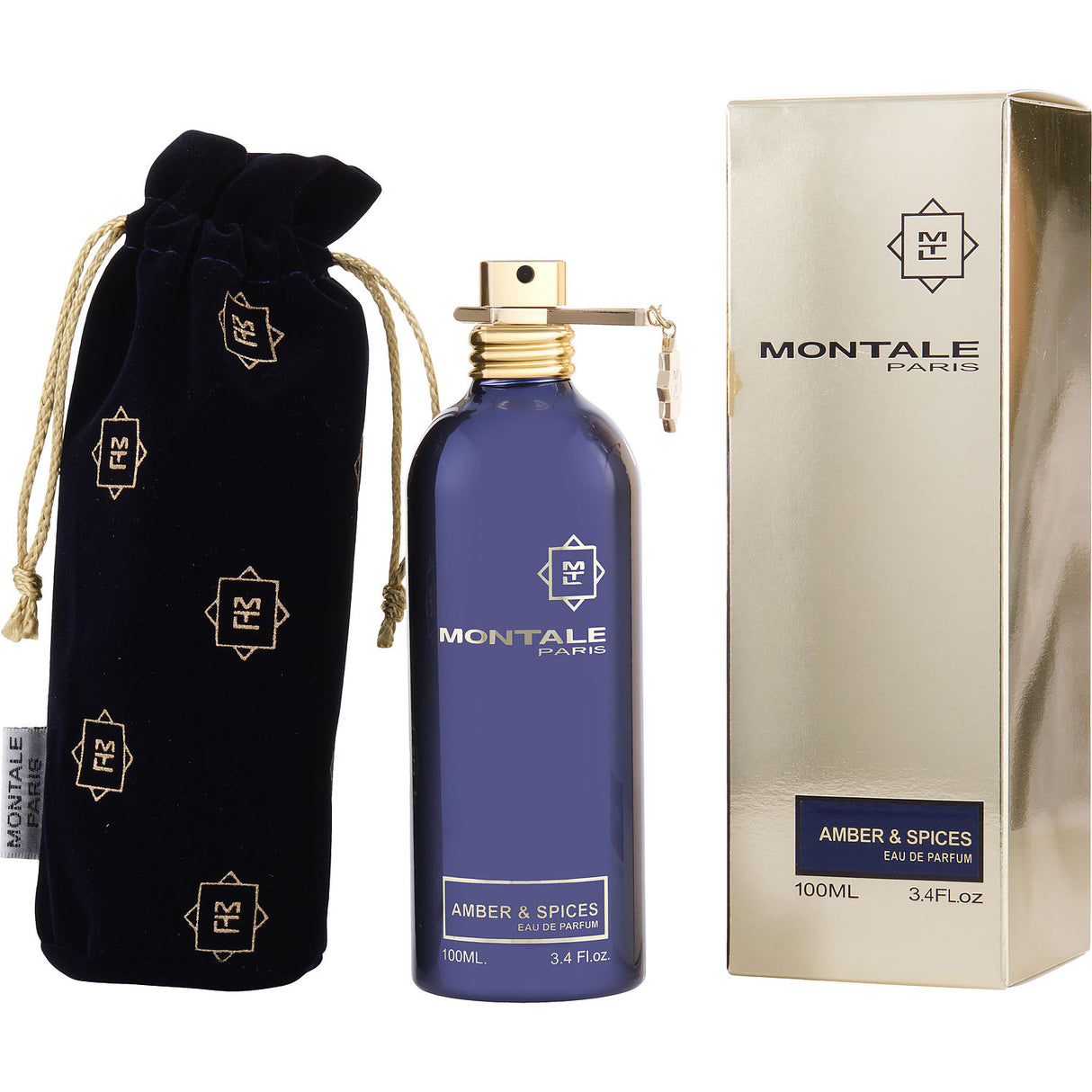 MONTALE PARIS AMBER & SPICES by Montale - EAU DE PARFUM SPRAY 3.4 OZ - Unisex