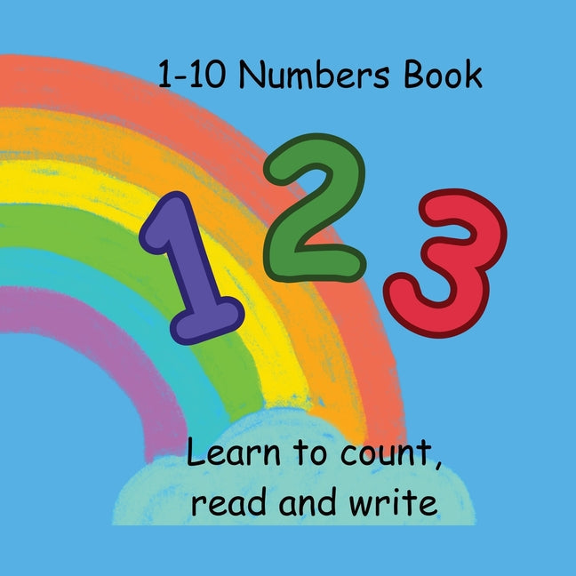 1-10 Numbers Book: Learn to count, read and write - Paperback by Books by splitShops