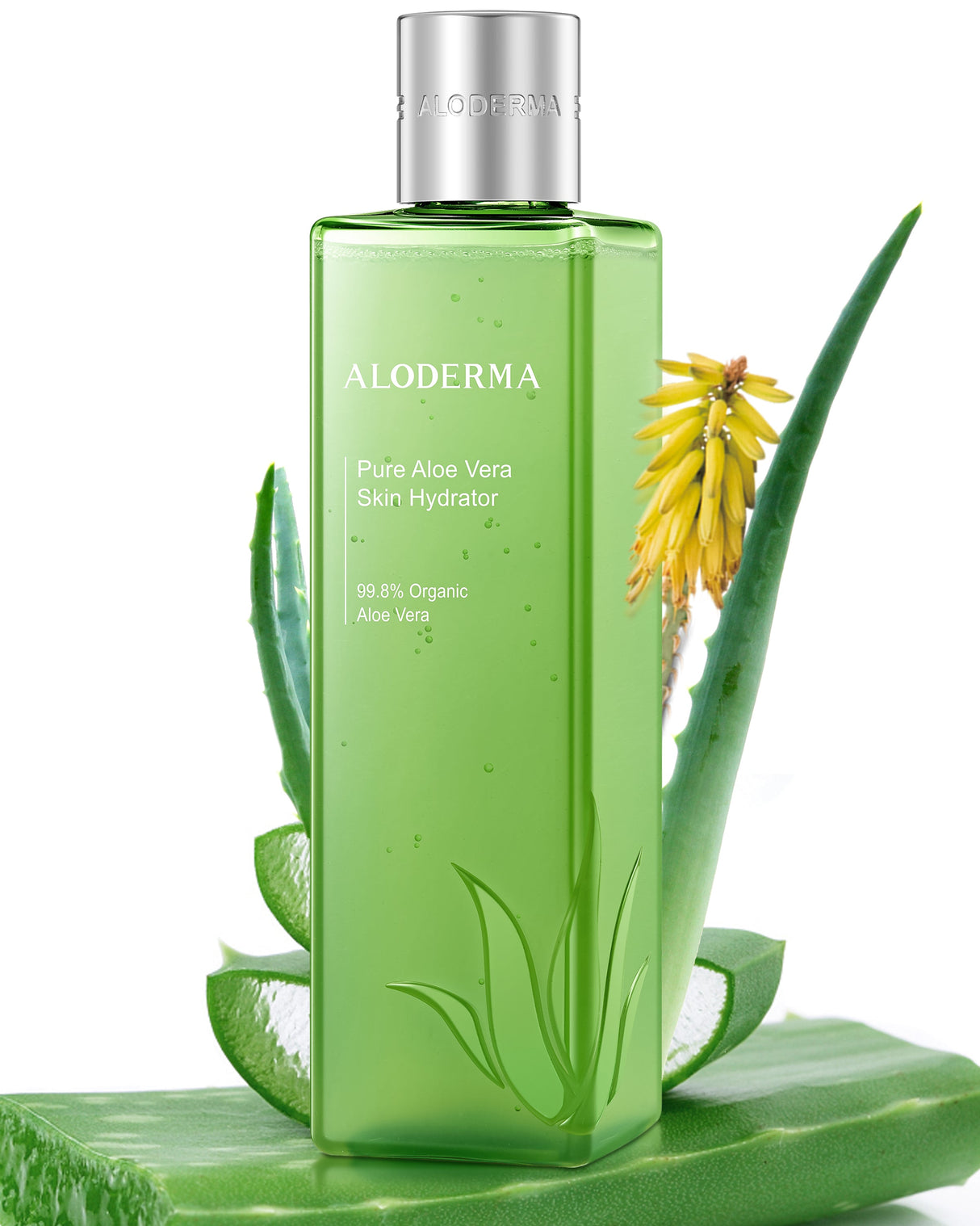 Pure Aloe Vera Skin Hydrator - 99.8% Organic Aloe by ALODERMA