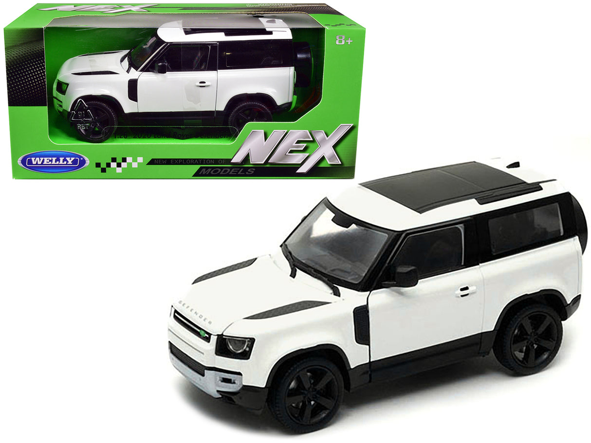 2020 Land Rover Defender Cream White "NEX Models" 1/26 Diecast Model Car by Welly