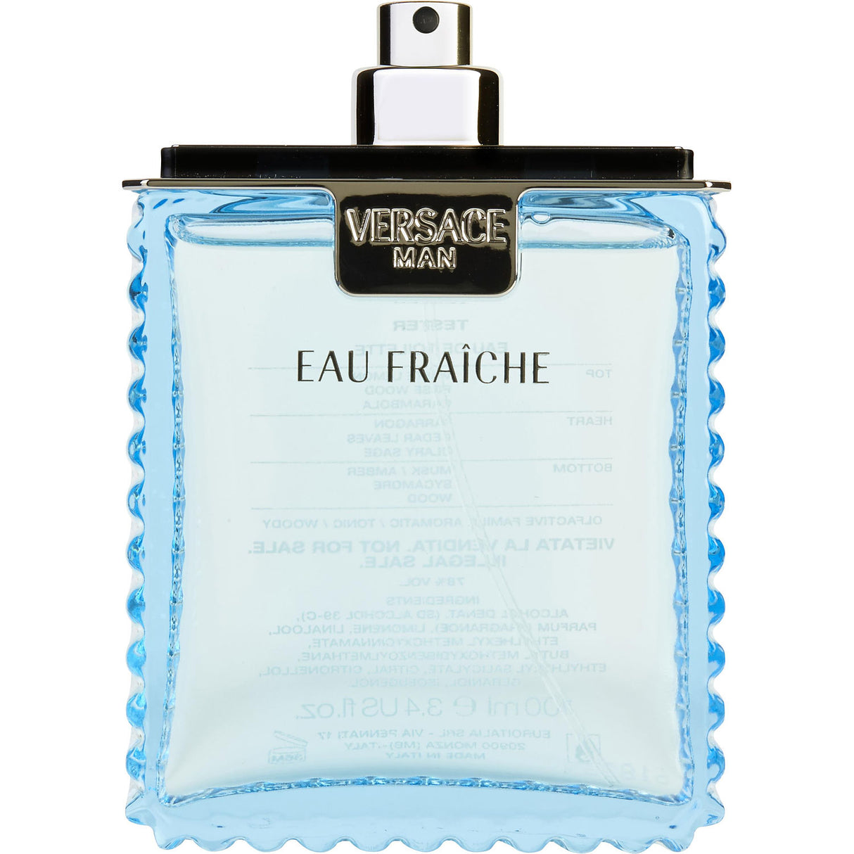 VERSACE MAN EAU FRAICHE by Gianni Versace - EDT SPRAY 3.4 OZ *TESTER - Men