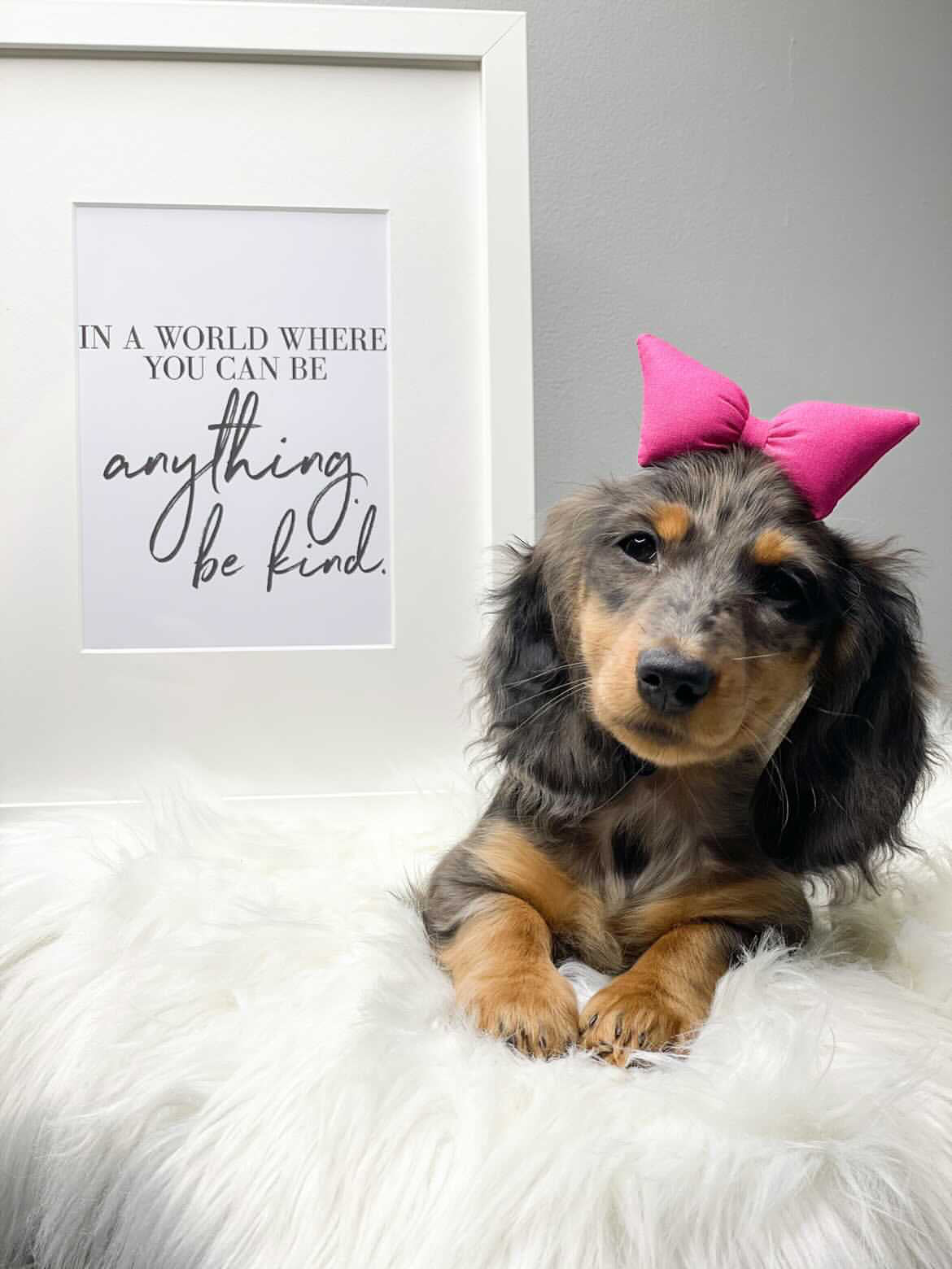 In A World Where You Can Be Anything Be Kind Inspirational Wall Decor Home Quote Print by WinsterCreations™ Official Store