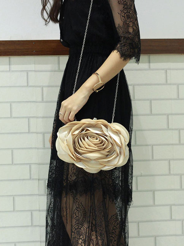 Three-Dimensional Flower Handbags by migunica