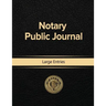 Notary Public Journal Large Entries