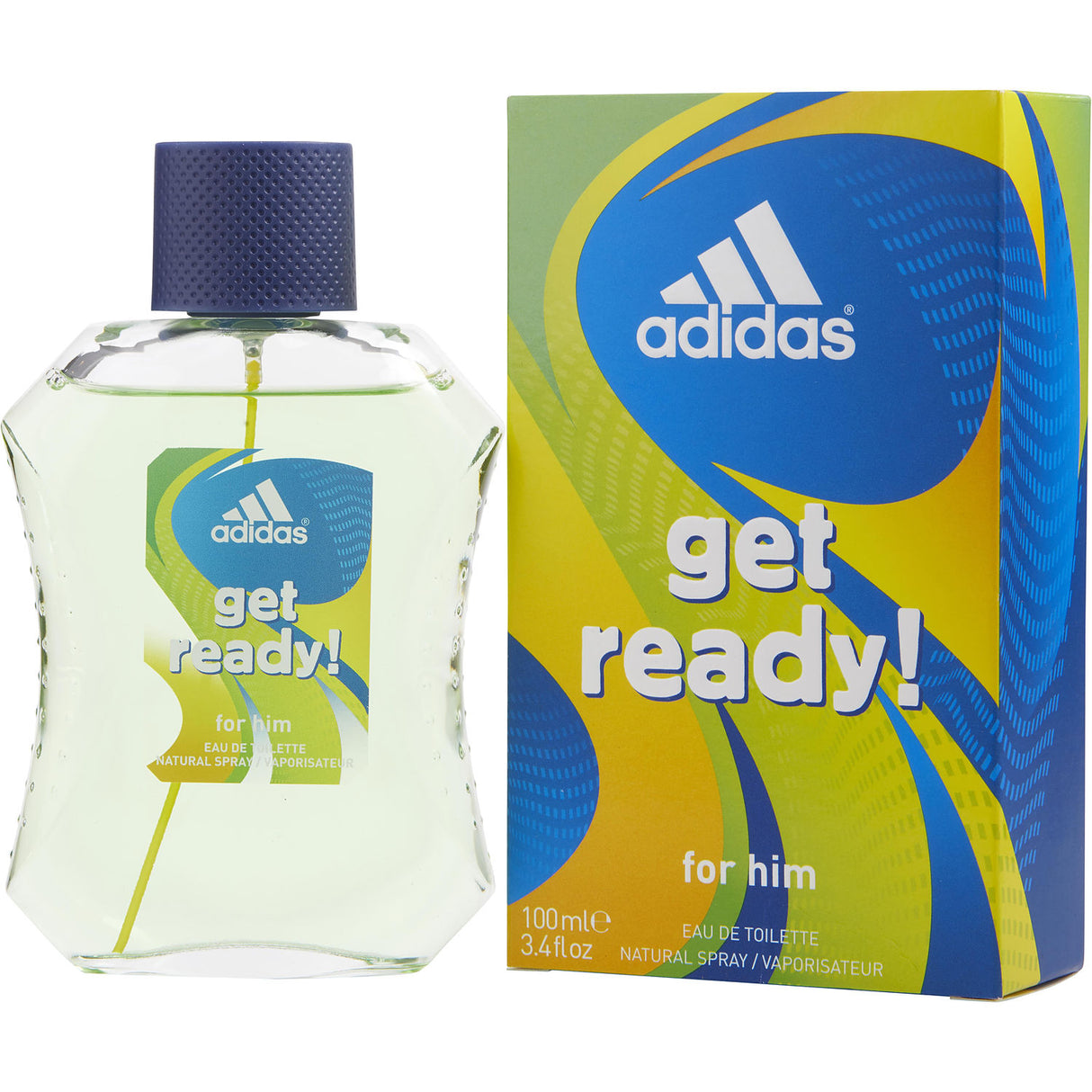 ADIDAS GET READY by Adidas - EDT SPRAY 3.4 OZ - Men