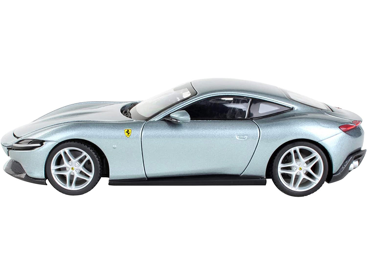 Ferrari Roma Gray Metallic "Race + Play" Series 1/24 Diecast Model Car by Bburago