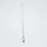 Pearl Drop Charm Necklace by Jennifer Cervelli Jewelry