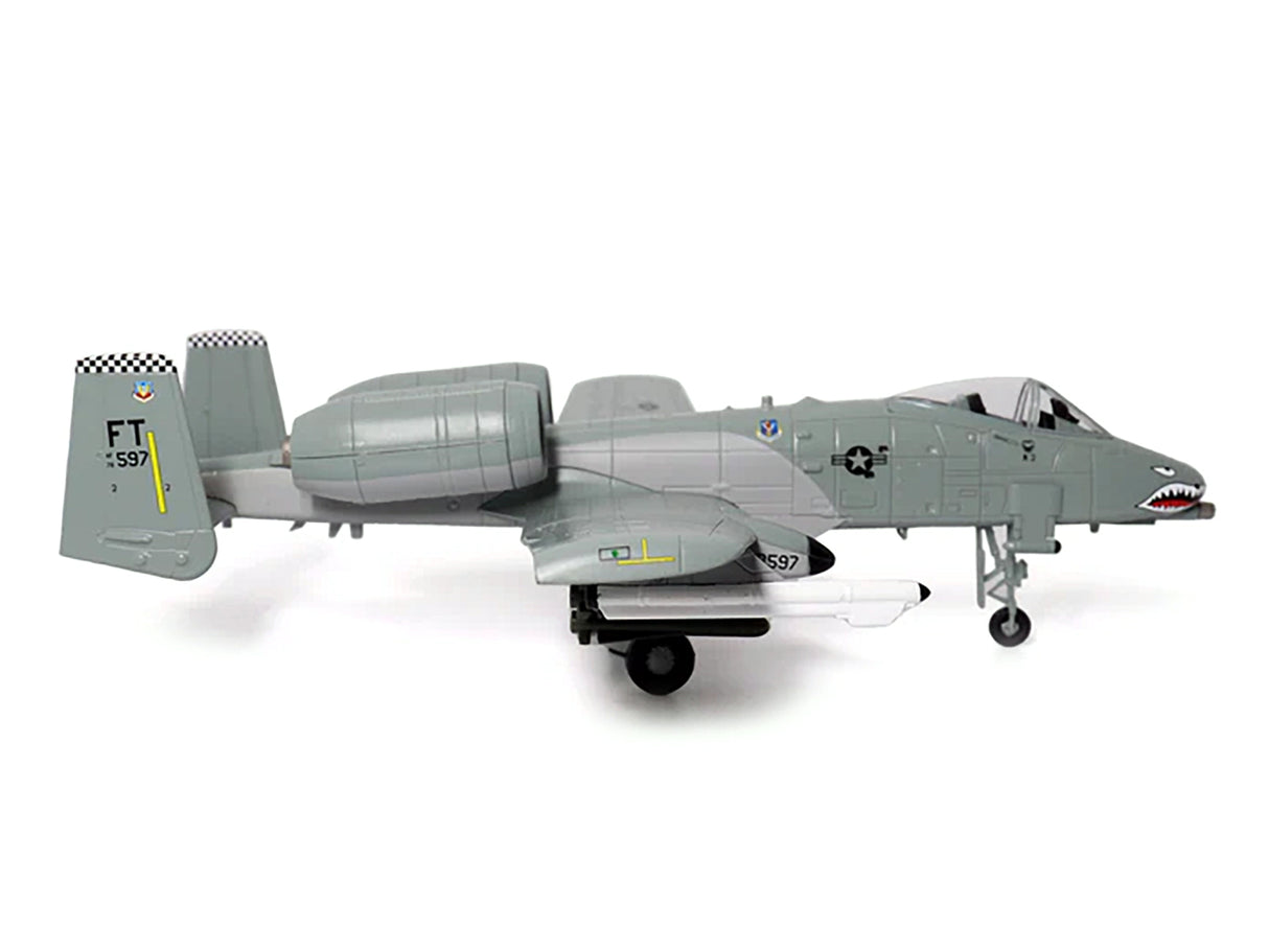 Fairchild Republic A-10 Thunderbolt II "Warthog" Attack Aircraft "75th Fighter Squadron 23rd Fighter Group Bagram AFB Afghanistan" (2011) United States Air Force 1/72 Diecast Model by Militaria Die Cast