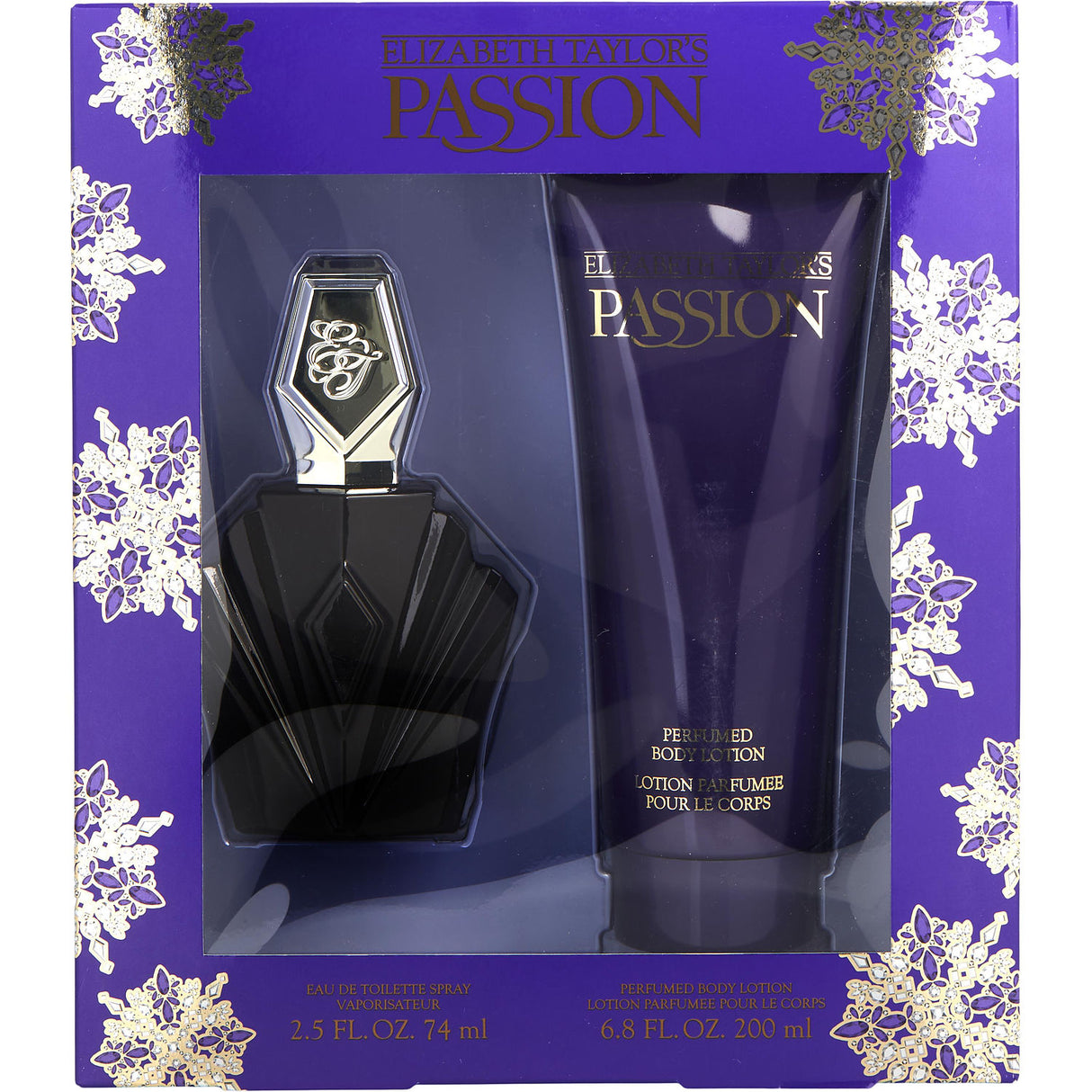 PASSION by Elizabeth Taylor - EDT SPRAY 2.5 OZ & BODY LOTION 6.8 OZ - Women