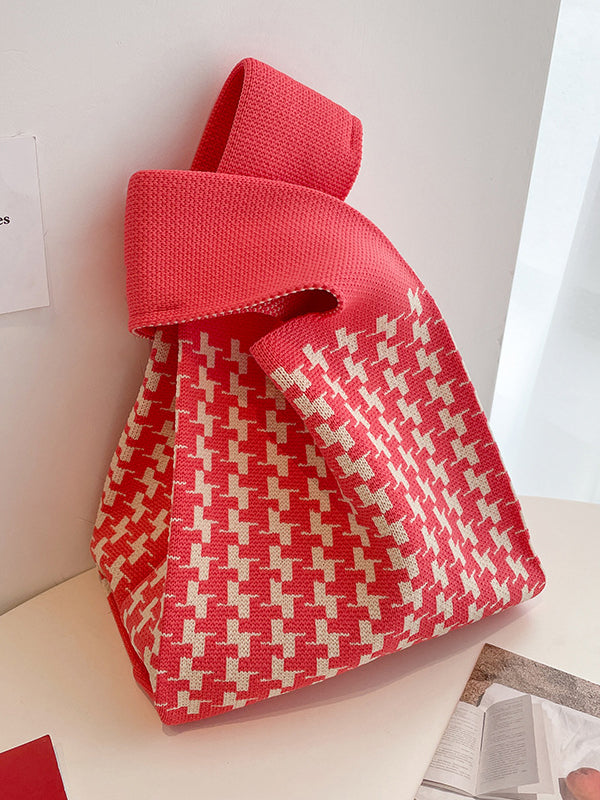 Houndstooth Bags Handbags by migunica