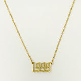 Birth Year Necklace by Ellisonyoung.com