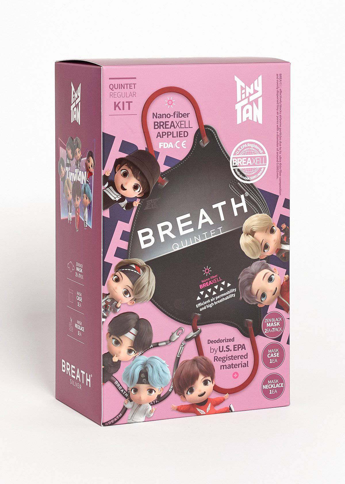 TinyTan Breath Quintet Regular Kit in Black by Shop at Konus