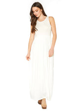 Womens Sleeveless Pleated Maxi Dress by Shop at Konus