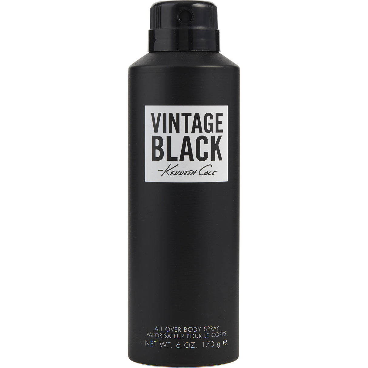 VINTAGE BLACK by Kenneth Cole - ALL OVER BODY SPRAY 6 OZ - Men