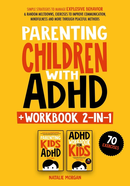 Parenting Children with ADHD + Workbook 2-in-1 - Paperback by Books by splitShops