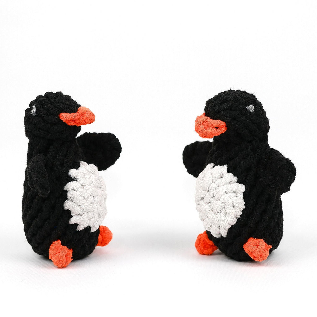 Kaixin the Penguin Rope Toy by Knotty Pawz