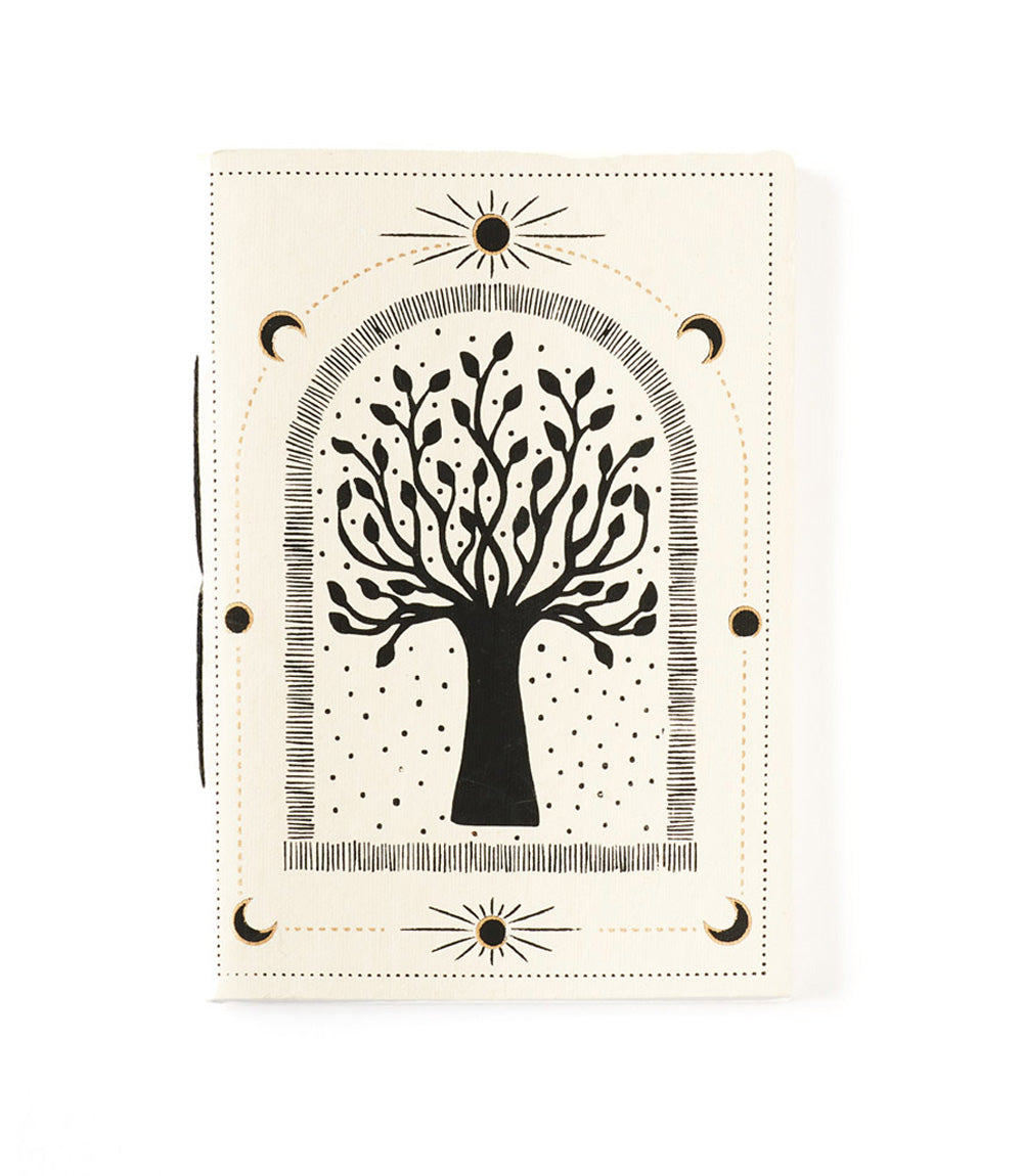 Aranyani Tree of Life 5x7 Recycled Paper Journal by Matr Boomie