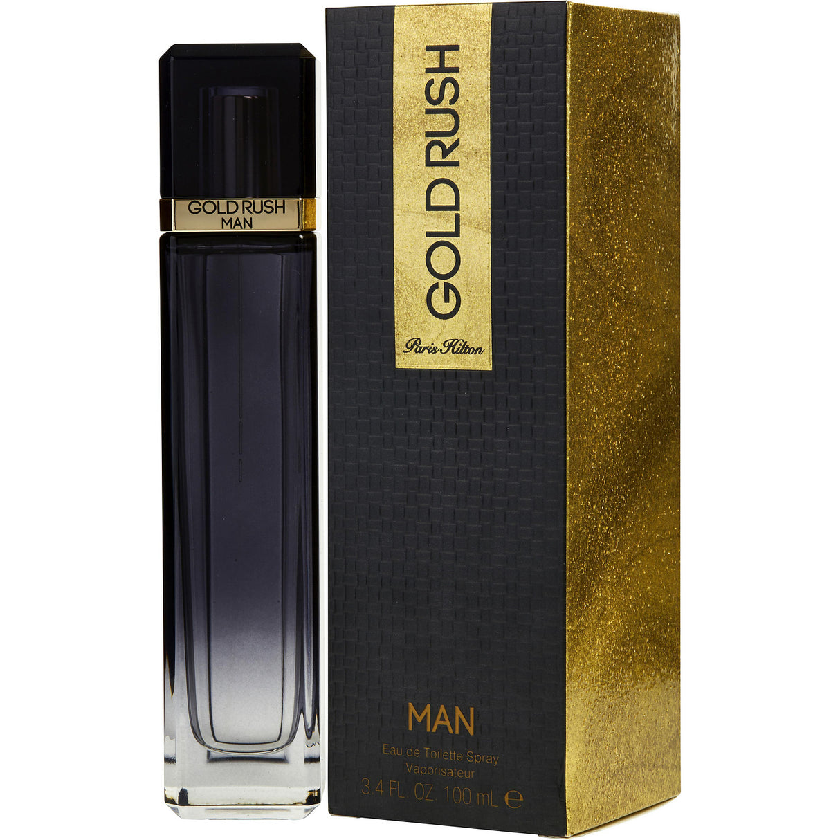 PARIS HILTON GOLD RUSH MAN by Paris Hilton - EDT SPRAY 3.4 OZ - Men