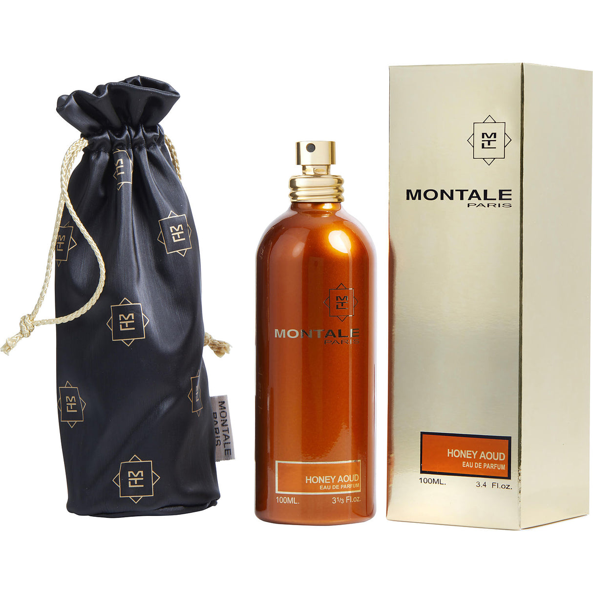 MONTALE PARIS HONEY AOUD by Montale - EAU DE PARFUM SPRAY 3.4 OZ - Unisex