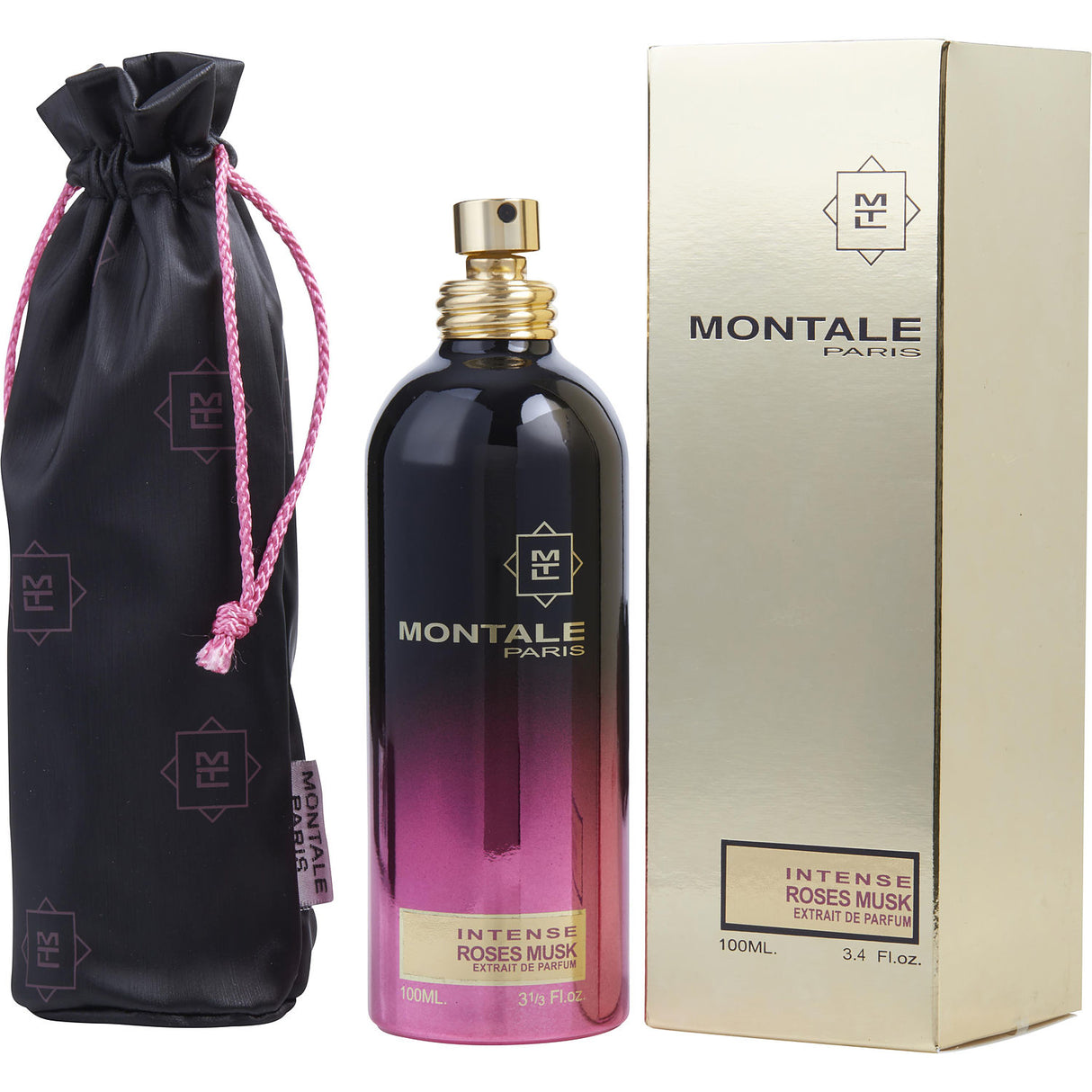 MONTALE PARIS INTENSE ROSES MUSK by Montale - EXTRAIT DE PARFUM SPRAY 3.4 OZ - Women