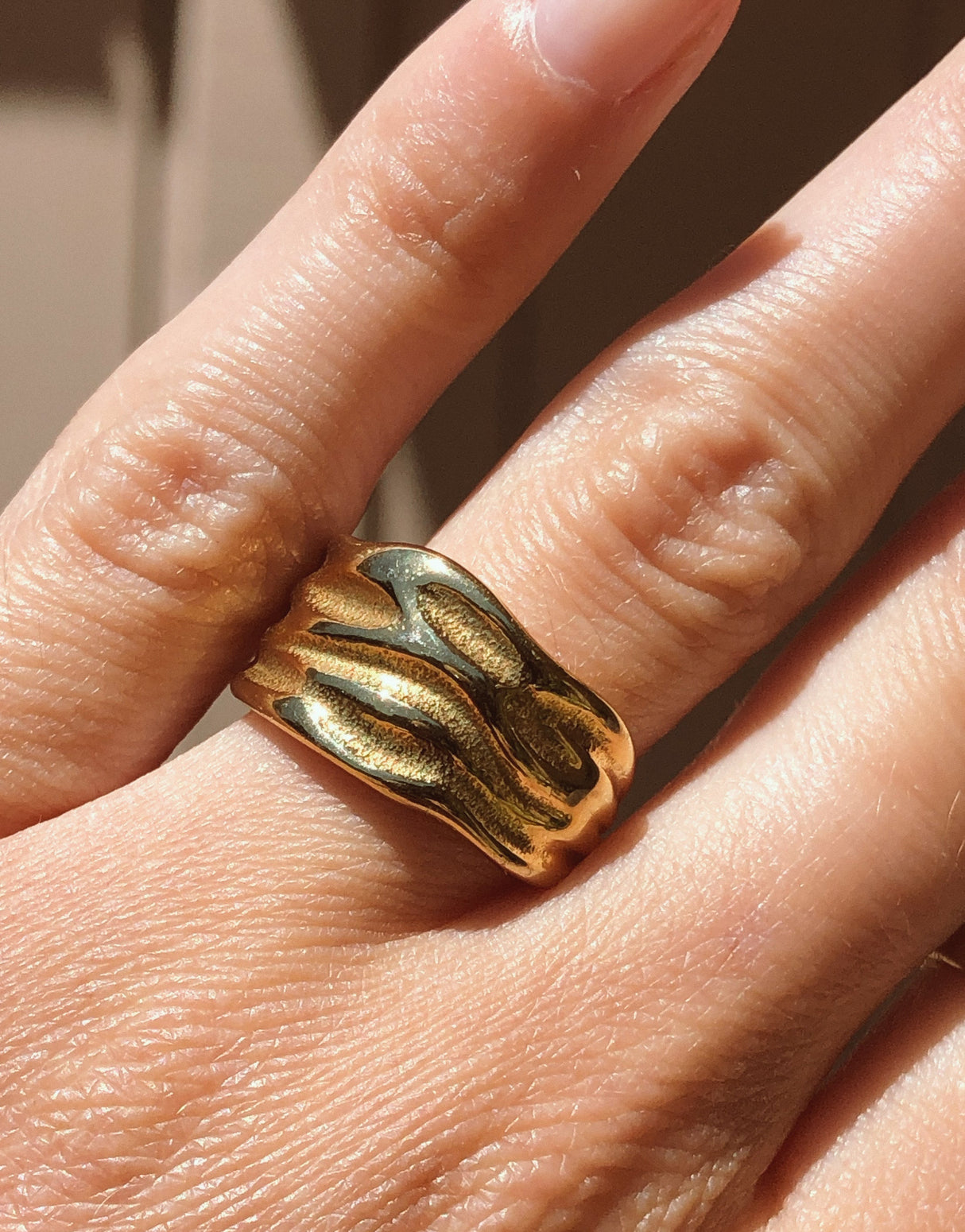 Vintage Thick Band by Toasted Jewelry